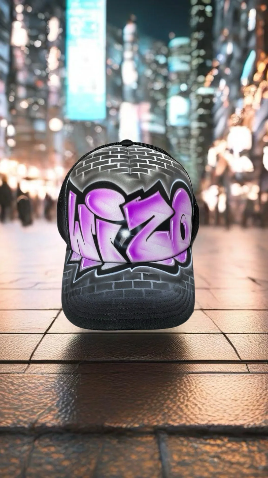 Violet Graff Brick Trucker (18G)