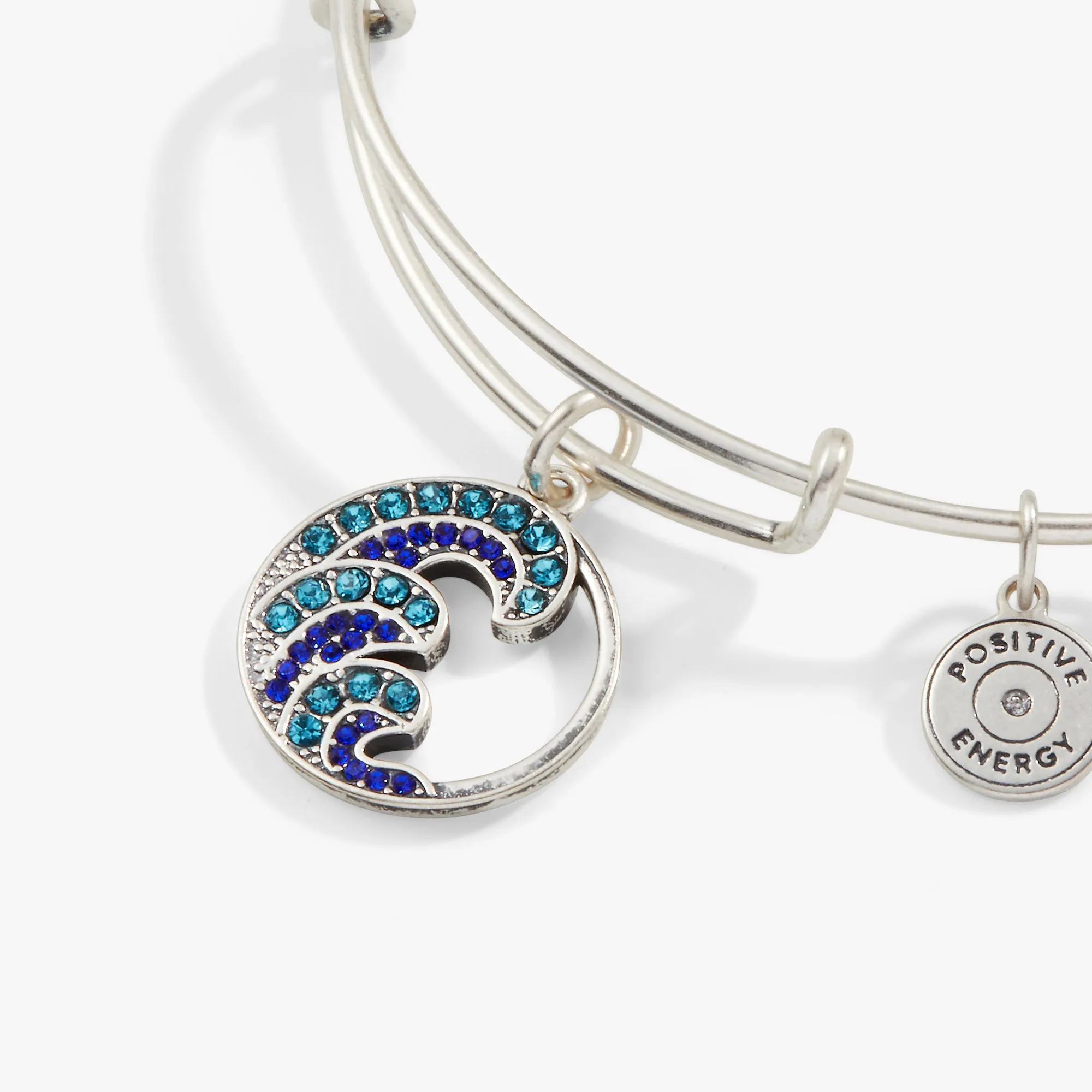 Wave Charm Bangle