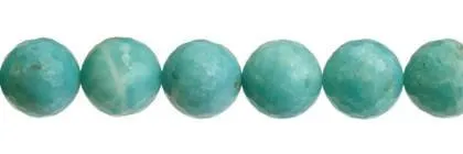 Wholesale Amazonite Bead Ball Round Shape Faceted Gemstones 3-16mm