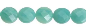 Wholesale Amazonite Bead Coin Circular Shape Faceted Gemstones 6-12mm