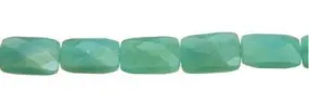 Wholesale Amazonite Bead Rectangle Shape Faceted Gemstones 12-25mm