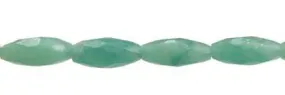 Wholesale Amazonite Bead Rice Shape Faceted Gemstones 6-12mm