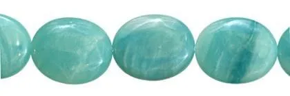 Wholesale Amazonite Bead Smooth Oval Shape Gemstones 9-30mm