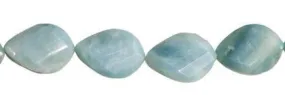 Wholesale Amazonite Bead Twisted Pear Shape Gemstones 22x30mm