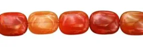 Wholesale Red Agate Natural Color Oval Shape Gemstones 24-28mm