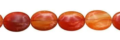 Wholesale Red Agate Natural Oval Shape Gemstones 9-30mm