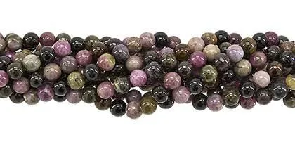 Wholesale Tourmaline Multi Color Bead Ball Round Shape Gemstones 3-6mm