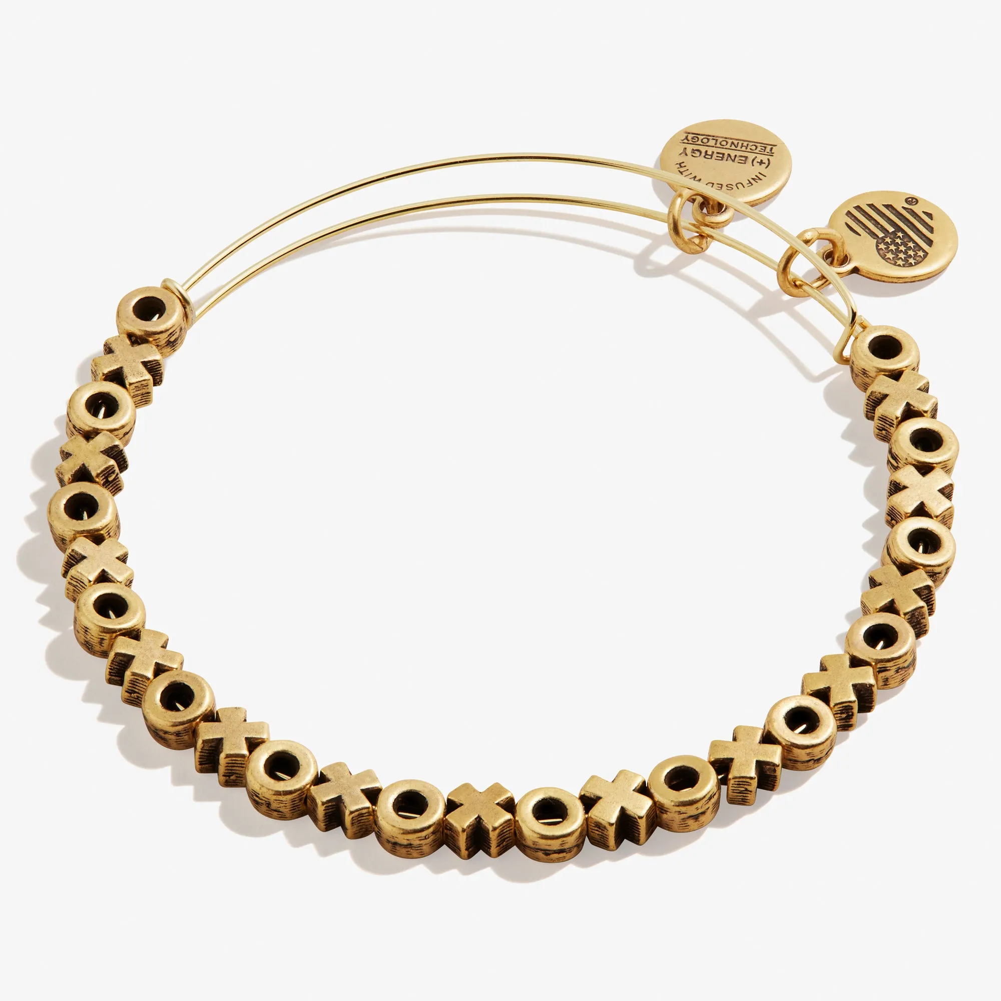 XOXO Metal Beaded Bangle